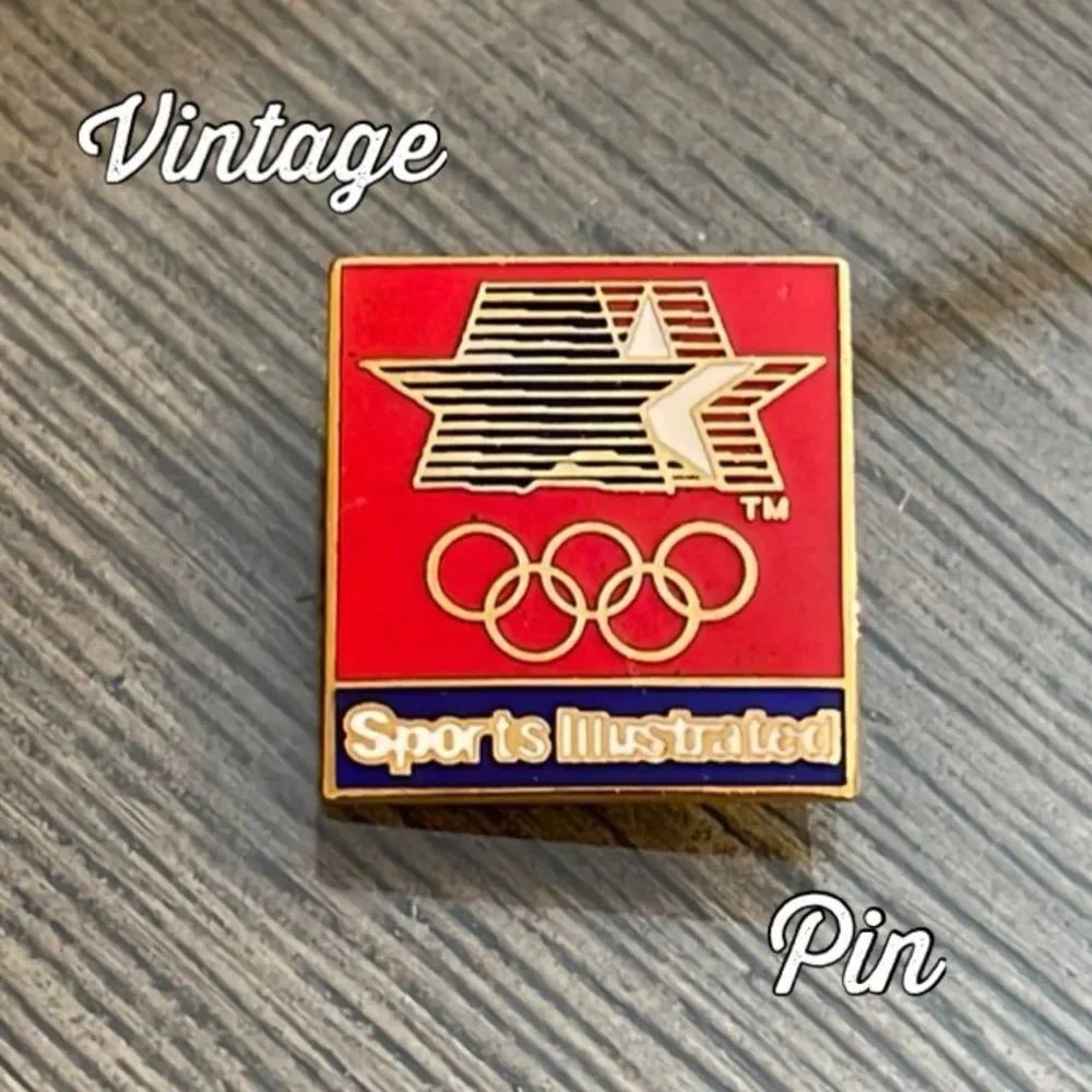 Vintage Sports Illustrated 1980 Olympic Lapel Pin 
Enamel Pin